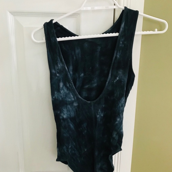 Blue Tie Dye Bodysuit - Picture 3 of 3